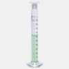 ISOLAB Measuring Cylinder 25 ml - Tall form - Glass base - Class A 016.01.025